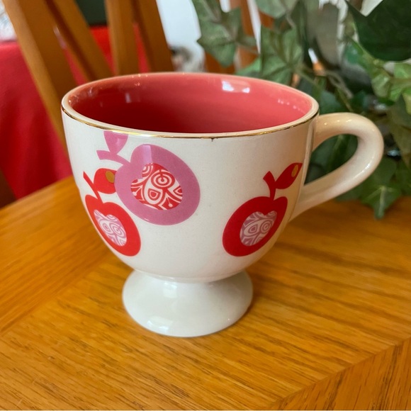Anthropologie Apple Pedestal Mug - Picture 1 of 8